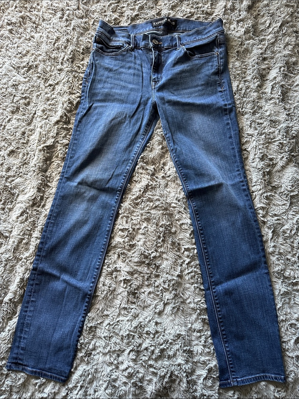 Express Women’s Dark Blue Skinny Jeans